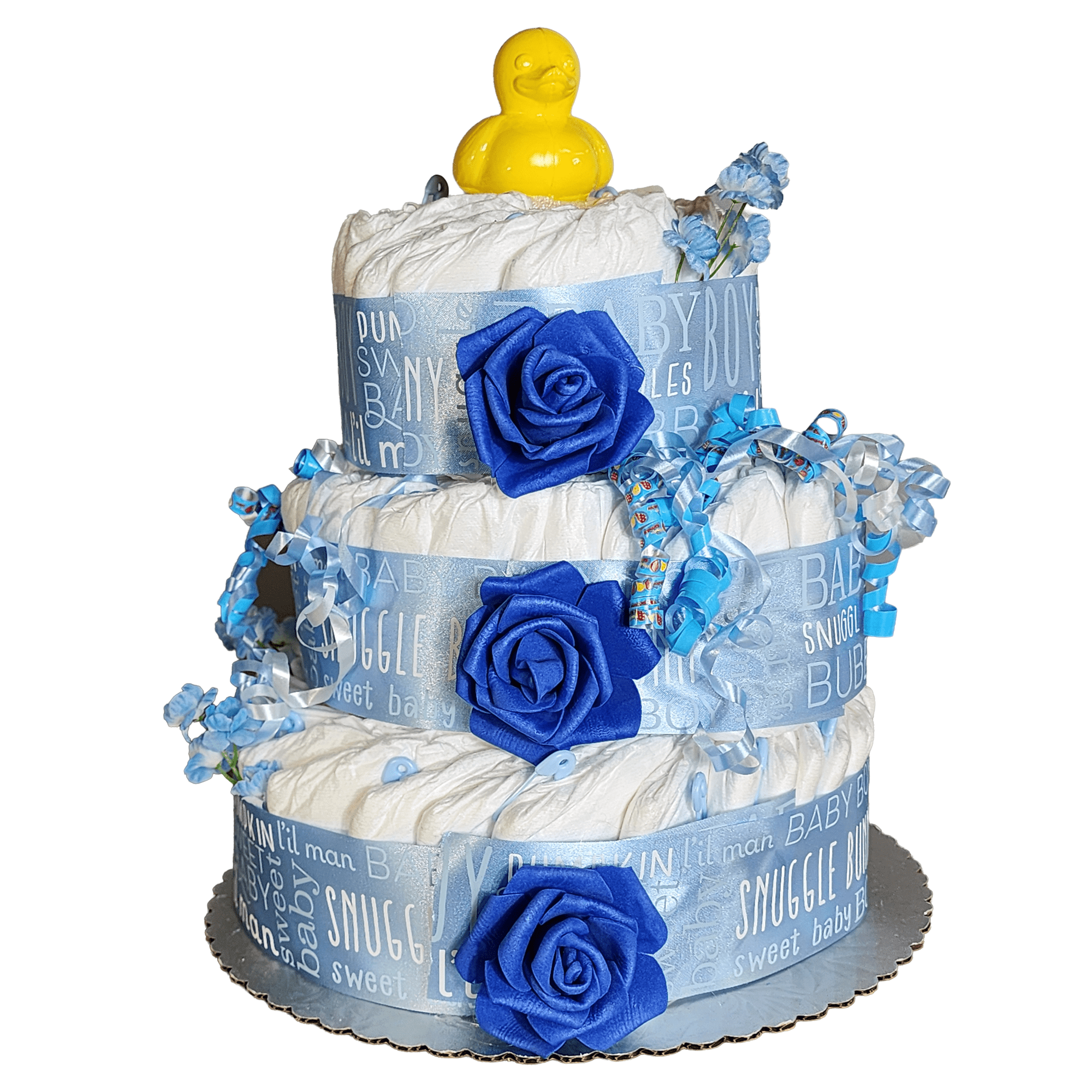 Two-Tier Diaper Cake - Pink - Walmart.com