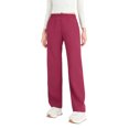 thumbnail image 3 of Fabrcox Scrub Pants for Women - Straight-Leg Cargo Pants with Pockets, Scrub Pants ,Pink XXL, 3 of 6