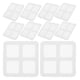 thumbnail image 1 of GOOHOCHY 100 pegatinas de malla cuadradas para atrapar pelos, desagüe de ducha, desagüe de suelo de baño, adhesivo para residuos de pelo, filtro antibloqueo, 1 of 7