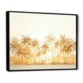 thumbnail image 2 of Designart "Shadowy Palms In The Golden Grove I" Palms & Palm Trees Floater Framed Wall Art Living Room, 2 of 5