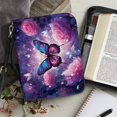 thumbnail image 3 of FOR U DESIGNS Butterfly Rose Pattern Bible Cover Be Still And Know That I Am God Scripture Bag Faux Leather Tote Bag Church Bag Bible Protective Christian Bible Accessories, L, 3 of 7