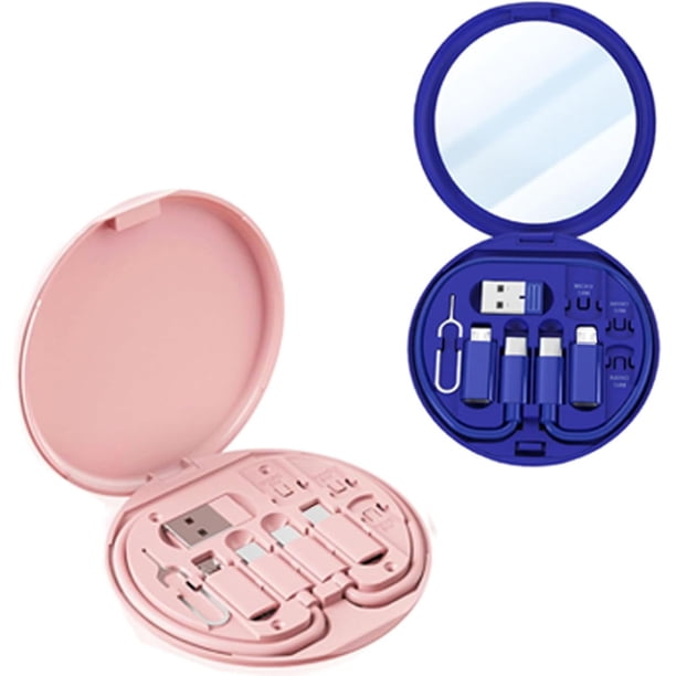 Estuche para cables 9 en 1 divertido, estuche para cables 9 en 1, estuche organizador de cables 9 en 1 de Classupery, estuche para cargador de cables 9 en 1, estuche para cables divertido, caja de cab