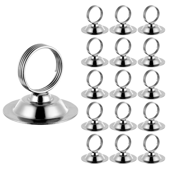 Tarjetero de mesa Urban Deco 16 PK Steel Silver 2.16 pulgadas