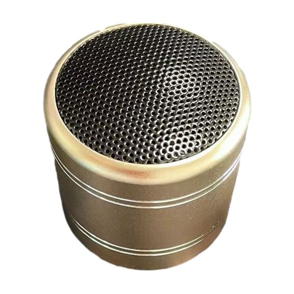 Lzobxe Bluetooth Speakers Wireless Metal Series High Volume Small Steel Cannons Mobile Phone Wireless Outdoor Desktop Portable Small Speaker