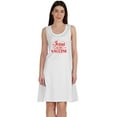 thumbnail image 1 of Inkmeso Jesus Est Mon Vaccin T-Shirt Drôle Pro Vaccin Robes d'Été Col Rond, 1 of 8