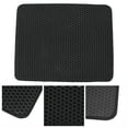 thumbnail image 4 of Cat Litter Box Mat, Less Waste Double Layer Scatter Control EVA Cat Litter Mat  For Cat Litter Box Black,Grey, 4 of 8