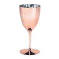 thumbnail image 1 of Fun Express Rose Gold Metallic Plastic Wine Glasses - Party Supplies - 12 Pieces, 1 of 4