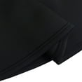 thumbnail image 4 of Mrasaso Flash Deals Dresses for Women 2024 Women Versatile Fashion Long Sleeved Waist Retraction Solid Split 7/4 Sleeve Waist Wrapped Large Hem Long Dress Women's Casual Dresses, 4 of 8