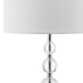 thumbnail image 7 of SAFAVIEH Liam 29 in. H Stacked Crystal Ball Table Lamp, Clear, Set of 2, 7 of 7