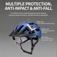 thumbnail image 3 of Bike Helmet with USB Rechargeable Rear Light Detachable Magnetic Goggles Removable Sun Visor Mountain & Road Bicycle Helmets for Men Women Adult Cycling, 3 of 9