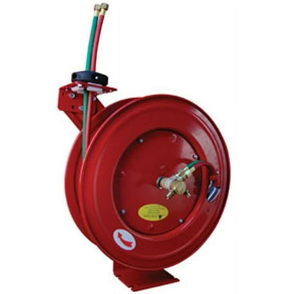 ATD Tools  0.25 In. X 50 Ft. Retractable Twin Hose Welding Reel