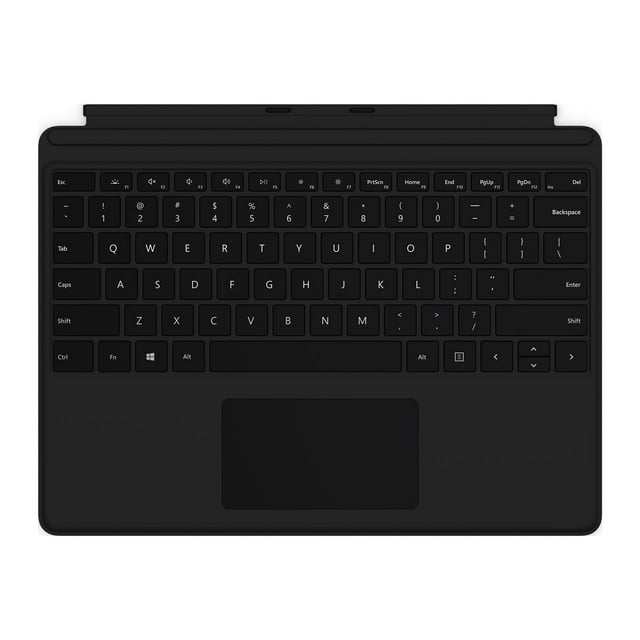 Microsoft Surface Pro Keyboard - Clavier - avec Pavé Tactile - Rétroéclairé - Français Canadien - Noir - commercial - pour Surface Pro X
