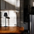 thumbnail image 4 of Ilios Innova | Lámpara de Mesa LED Minimalista Negra con Botón Táctil Superior, Diseño Moderno Recargable, Luz Decorativa para Sala, Recámara u Oficina, Estilo Funcional y Compacto, 4 of 9