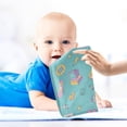 thumbnail image 5 of Dreamtimes 5 PCS Cute Elements 80s Style Baby Muslin Washcloths, Face Towel Burp Cloths Ultrasoft Absorbent Cotton Bath Wipes Towels for Newborn Boys Girls, 5 of 7