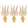 thumbnail image 1 of Beard Dreadlock, Golden Beard Spring Dreadlock 10pcs Alloy  for Men for Weddings, 1 of 8