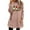 Pink, variant on Lovskoo Fuzzy Fleece Pullover Tops for Women Winter Warm Printed Long Sleeve with Pocket Crewneck Solid Color Warm Top Pink
