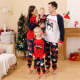 thumbnail image 3 of Family Christmas Pajamas Matching Sets,Elk Printed Matching Christmas Pajamas For Family, 3 of 10