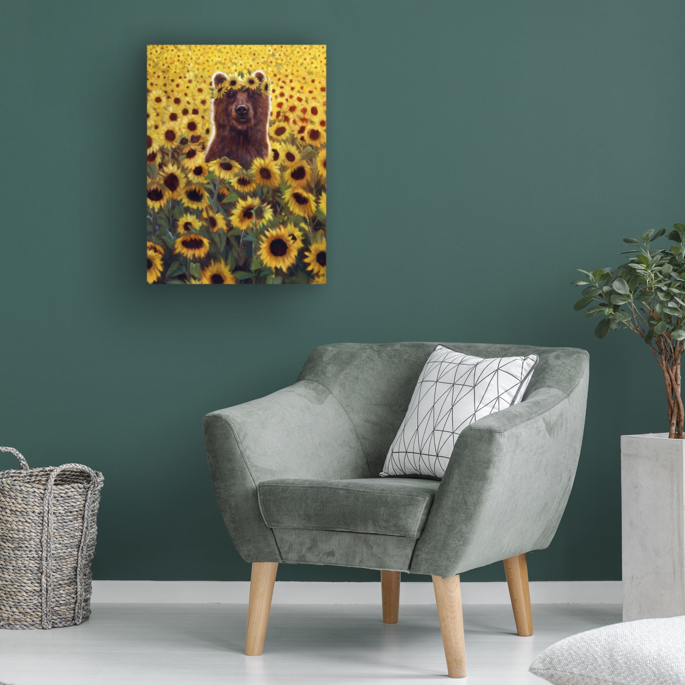 Canvas Wall Art - Lucia Heffernan 'Delilah' Wall Art for Living Room, Bedroom, or Office Décor by Trademark Fine Art - 35 x 47 Inches