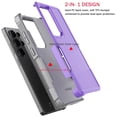 thumbnail image 5 of For Samsung Galaxy S25 Ultra Case, Dual Layer Shockproof Hybrid Protective Phone Case for Samsung Galaxy S25 Ultra, Tekcoo Heavy Duty Military-Grade Drop Protection Anti-Scratch Rugged Cover - Purple, 5 of 9