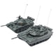 thumbnail image 4 of Modelo de ensamblaje 4D a escala 1/72 2 uds tanque de juguete Perfecl verde, 4 of 8