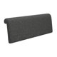 thumbnail image 3 of Cojín de cabecera de esponja suave con soporte para almohada individual, ideal para dormitorios y oficinas. Gris oscuro, 3 of 9