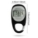 thumbnail image 4 of Podómetro Advancent de Inducción para Caminar con Pantalla Digital Contador de Pasos Negro y Blanco, 4 of 6