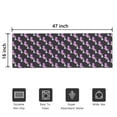 thumbnail image 5 of Black Cartoon Unicorn Rainbow Pattern Door Rugs,Washable Non Slip Door Mats Indoor,Decorative Door Mats,Entry Mat Indoor for Entrance,Bedroom,Kitchen,Bathroom,16"x47", 5 of 6