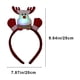 thumbnail image 3 of Diadema navideña iluminada con diseños de Papá Noel, muñeco de nieve, oso y ciervo | Diadema LED festiva para adultos y niños | Accesorio para fiestas navideñas, 3 of 5