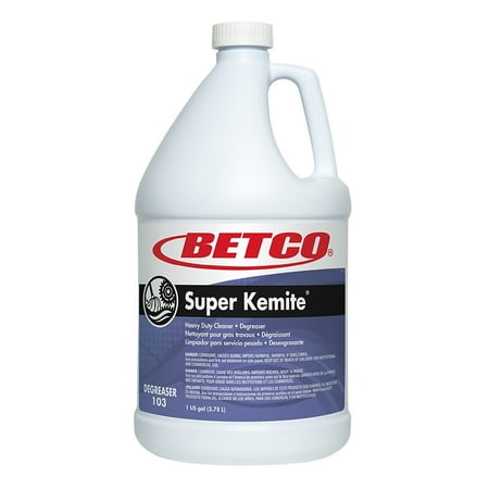 Betco Super Kemite Heavy Duty Cleaner/Degreaser Cherry 128 oz. 4/Carton (BET1030400)