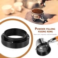 thumbnail image 3 of Anillo de embudo de dosificación anticaída de aluminio para herramienta de café en polvo para tazón de elaboración JShteea Libre de BPA, 3 of 6