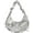 Silver, variant on JennyShop Versatile Tote Purse with Bow Embellishment, High Quality PU Leather Shoulder Handbag, Classic Women Underarm Bag