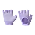 thumbnail image 1 of S SERENABLE Gants de Gym Antidérapants Demi-Doigt Gant d'Entraînement pour Musculation Exercice de Gym Violet, 1 of 9