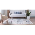 thumbnail image 4 of Rugs.com Morocco Collection Rug – 4' x 6' Light Blue High-Pile Rug Perfect For Living Rooms, Large Dining Rooms, Open Floorplans, 4 of 9