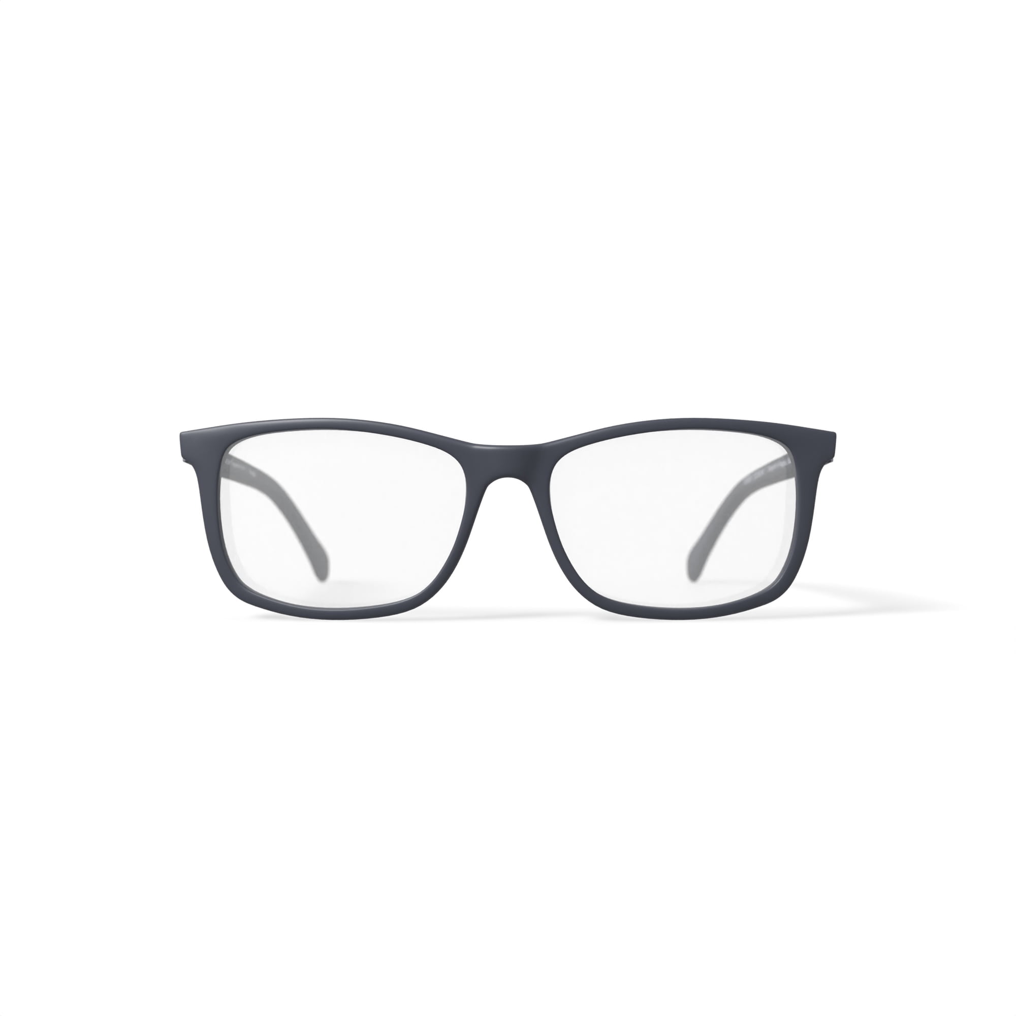 Karun Men's Corcovado Rectangular Prescription Eyeglasses with Case, Black