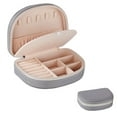 thumbnail image 2 of Small Jewelry Organizer Box 2 Layer Mini Jewelry Organizer for Necklace Earings Hair Ties, 2 of 2