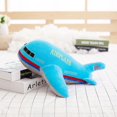 thumbnail image 1 of 15.7 Inch Airplane Plush Stuffed Airplane Pillow Model Toy, 1 of 7