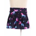 thumbnail image 4 of zdhoor Kids Girls Rash Guard Bikini Bottoms Leaf Pattern Swim Skirts Sun Protection Summer Beach Black 16, 4 of 7