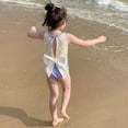thumbnail image 4 of Hiijoy Girls One-Piece Swimsuit Lace Sleeveless Swimwear Bathing Suit, Sizes 1-6, 4 of 8