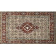 thumbnail image 1 of Ahgly Company Machine Washable Indoor Rectangle Traditional Light French Beige Brown Area Rugs, 7' x 9', 1 of 7