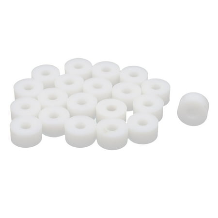 standoff 20pcs spacer column plastic tube round support uxcell