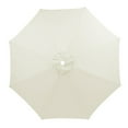 thumbnail image 1 of Outdoor Patio Umbrella Replacement Canopy with 8 Ribs Design, UV Protective Replacement Fabric Cover for Garden Parasol and Outdoor Furniture, 1 of 2