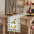 thumbnail image 6 of Honey Gnomes Cotton Linen Table Runner for Dining Kitchen, Spring Botanical Lemons Leaves Wooden Grain Wedding Outdoor Party Tablerunners, Dresser Scarf Coffee Tablecloth Runners 13x70 Inches, 6 of 8