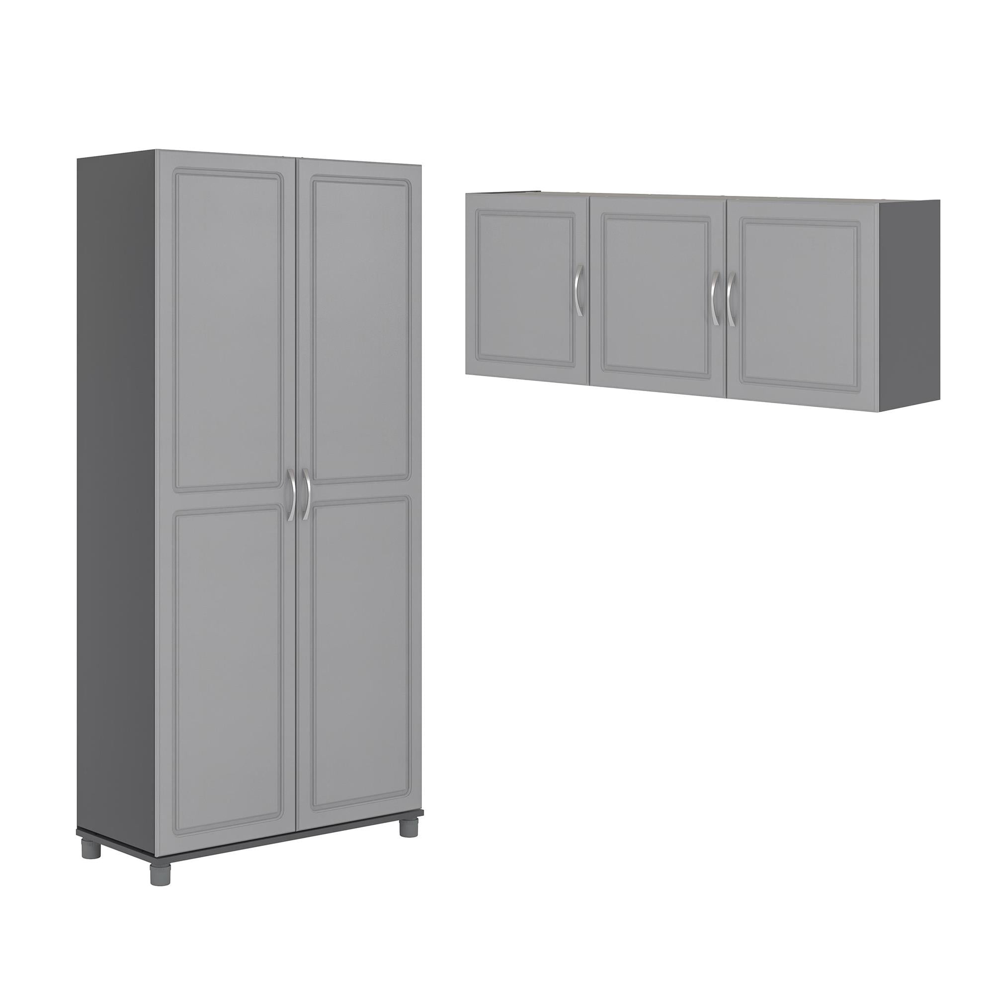 Kendall 36 Utility Storage Cabinet And 54 Wall Cabinet Bundle