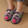 thumbnail image 7 of Teen Titans Go Slippers for Kids, Cute Soft Plush Anti-slip Fluffy Fuzzy House Slippers Warm Soft Plush Non-Slip Indoor Outdoor Slip-on Shoes for Boys Girls, 7 of 7