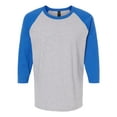 thumbnail image 1 of M&O 5540 Raglan Three-Quarter Sleeve Baseball T-Shirt, 1 of 2