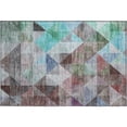 thumbnail image 2 of Addison Rugs Mayfield Premium Machine Washable Transitional Geometric Silver Rectangle Rug, 1'8" x 2'6", 2 of 6