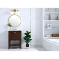 thumbnail image 2 of Collier 2 light Brass and Frosted white glass Wall sconce, 2 of 3