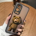 thumbnail image 4 of Funda mate para Oneplus 10 9 8T 8 7 7T 6 6T 5T PRO NORD CE 2 N10 N100 5G Funda Coque Capa Shell travieso t-oso de peluche pareja, 4 of 5