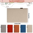 thumbnail image 3 of A5 Soft Leather Matte Business Notebook - Professional Lined Journal - Office Writing Notebook - Brown, 3 of 4