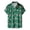 Green, variant on Women's Dressy Tops Short Sleeve Lapel Collared Button Down Cheetah Print Work Shirts Basic Business Blouses Trendy 2026